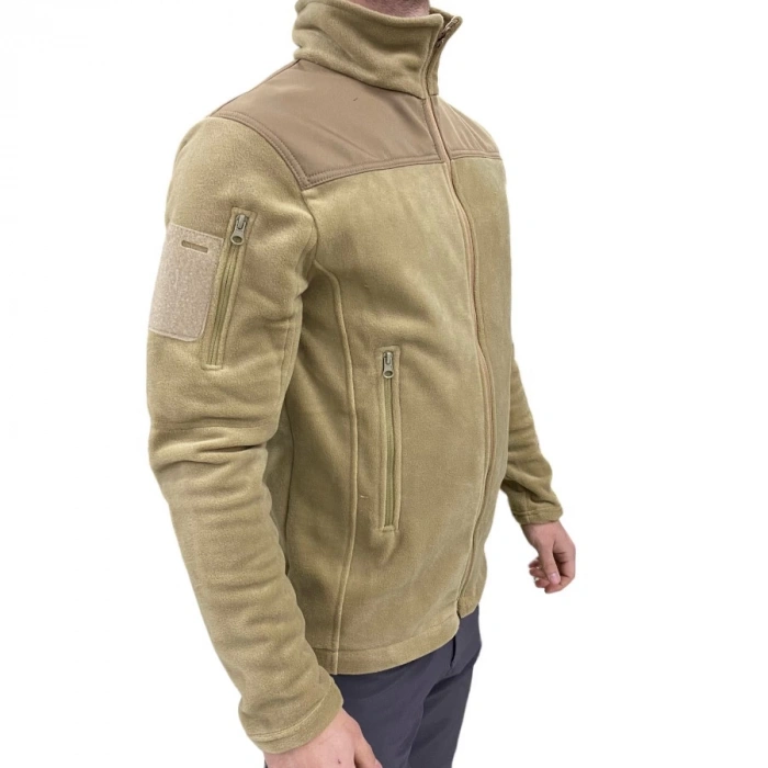 SPECİAL Taktik Polar OMUZ DESTEKLİ Bej Çöl Sarısı