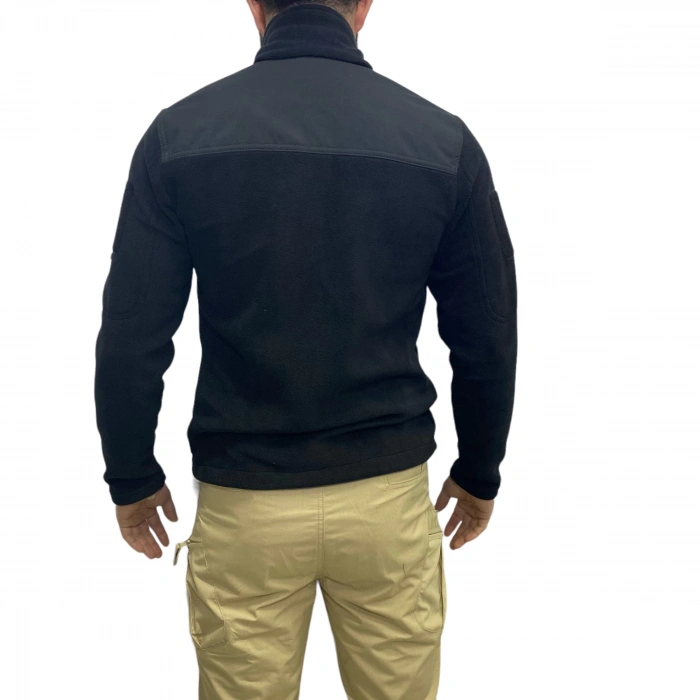 SPECİAL Taktik Polar OMUZ DESTEKLİ SİYAH