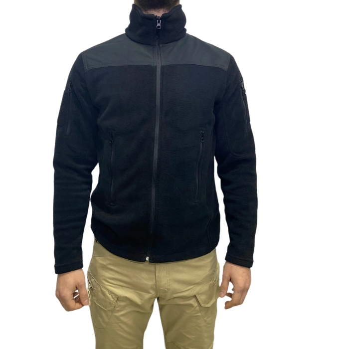 SPECİAL Taktik Polar OMUZ DESTEKLİ SİYAH