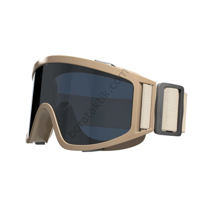 BORA NVG BALİSTİK KORUYUCU GÖZLÜK ÇÖLRENGİ ASKERİ TİP 3 LENS