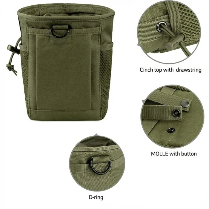 Boş şarjör torbası Ağzı Büzme Lastikli ,Mermi Çantası Ağzı Büzgülü