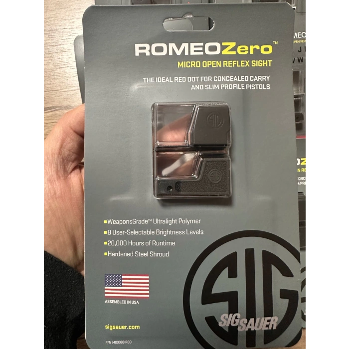 Sig Sauer Romeo Zero Orjinal 3MOA Tabanca Red Dot Sight Nişangah Canik Uyumlu
