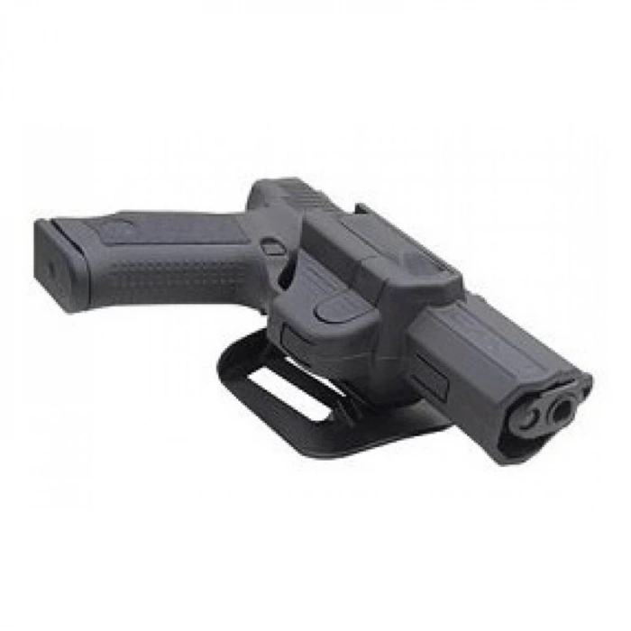 Canik ve Glock Polimer Tabanca Kılıfı Kilitli SİYAH