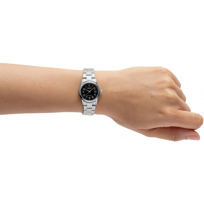 CASIO Analog Metal Kasa Tarihli LTP-V002D-1BUDF Bayan Kol Saati Metal Renk İç Siyah orjinal kutulu