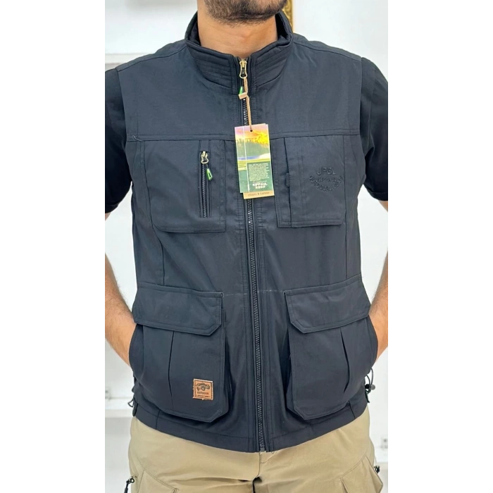 KURŞUN GEÇİRMEZ Fermuarlı Erkek Yelek Çok Cepli Avcı Yelek İthal ,3a Level