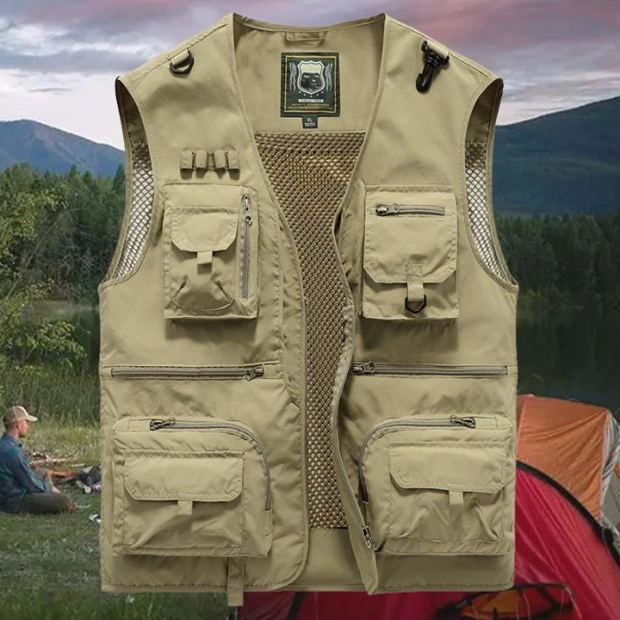BULLET PROOF 3a 44 Magnum Level Multi Pocket Sports Desert Color Summer Mesh Hunter Vest Imported