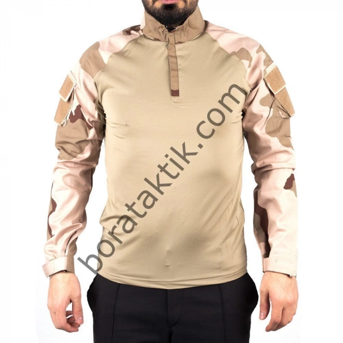 ÇÖL Kamuflaj COMBAT TİŞÖRTÜ