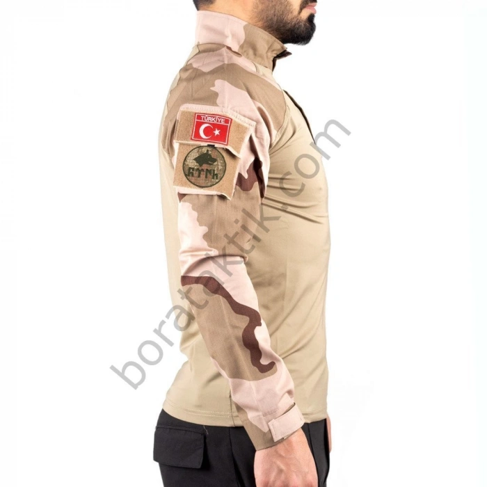 ÇÖL Kamuflaj COMBAT TİŞÖRTÜ