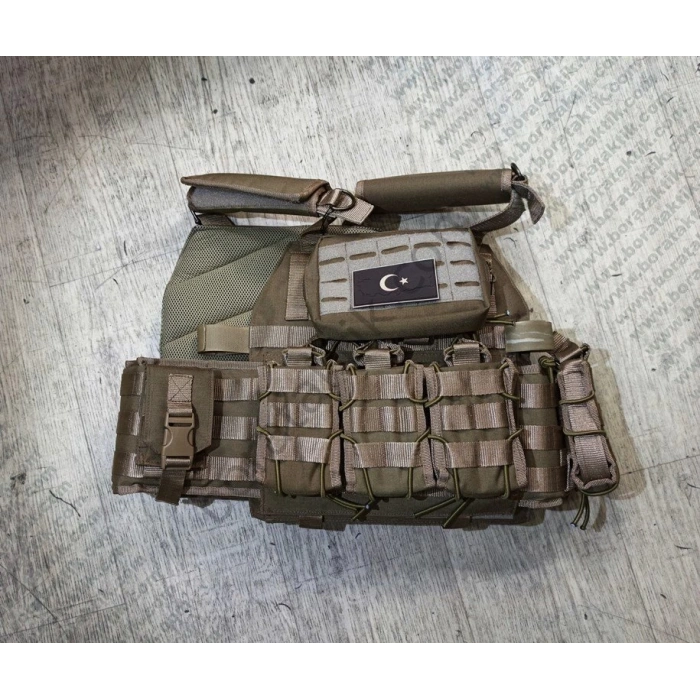 Çöl rengi Hücum Yeleği Özel Harekat HK33 G3 SİG Mpt Özel Dikim Fırtına