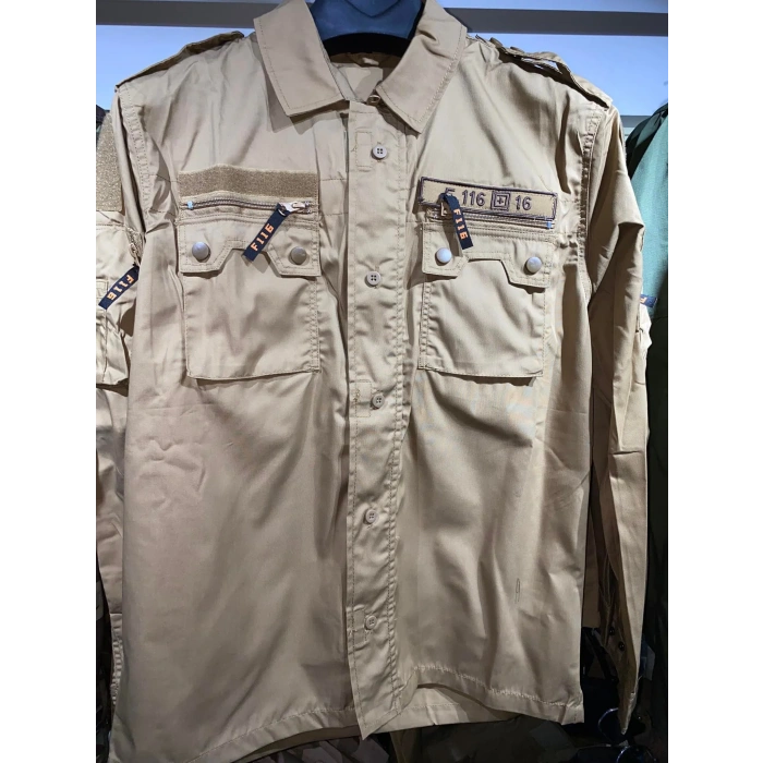 Çöl Rengi TAKTİK OPERASYON GÖMLEK PANTOLON SET Takım F16