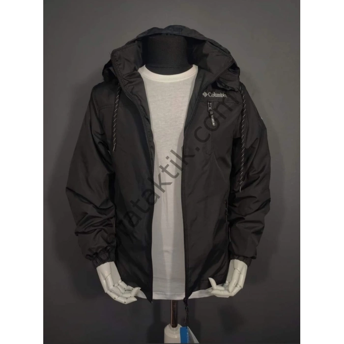 Colombia Siyah Yağmurluk Mont