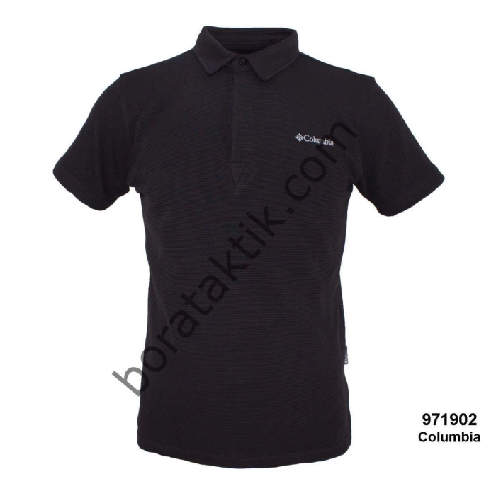 Columbia Model Likralı  Kısa Kol Tişört