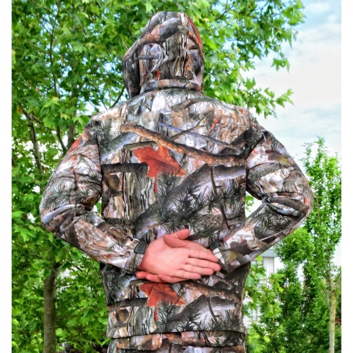 AVCI MONTU SAZ DESENLİ Softshell Mont Su Ve Rüzgar Geçirmez