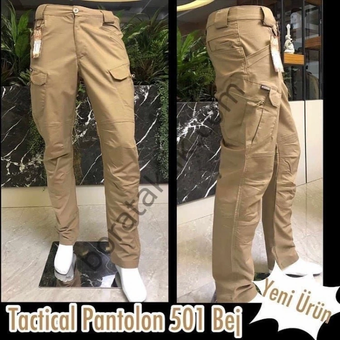 Combat Hardal Likralı Ripstop Taktik Koruma Pantolonu