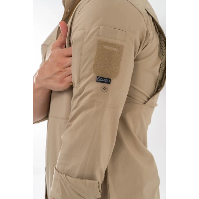 Combat Tactical Outdoor Taktik Gömlek Fermuar Cepli Koruma Swat Gömlek - 420