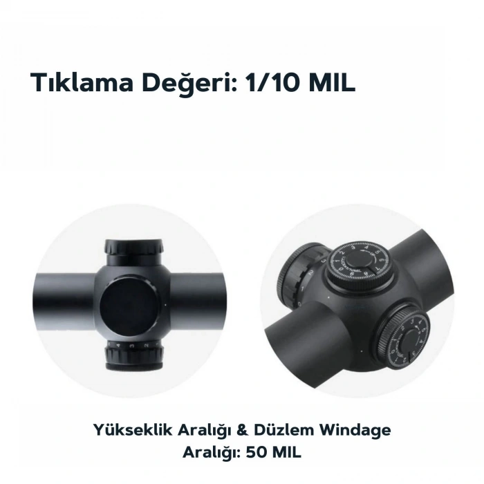 CONSTANTINE 1-8X24 FFP Rifle Scope