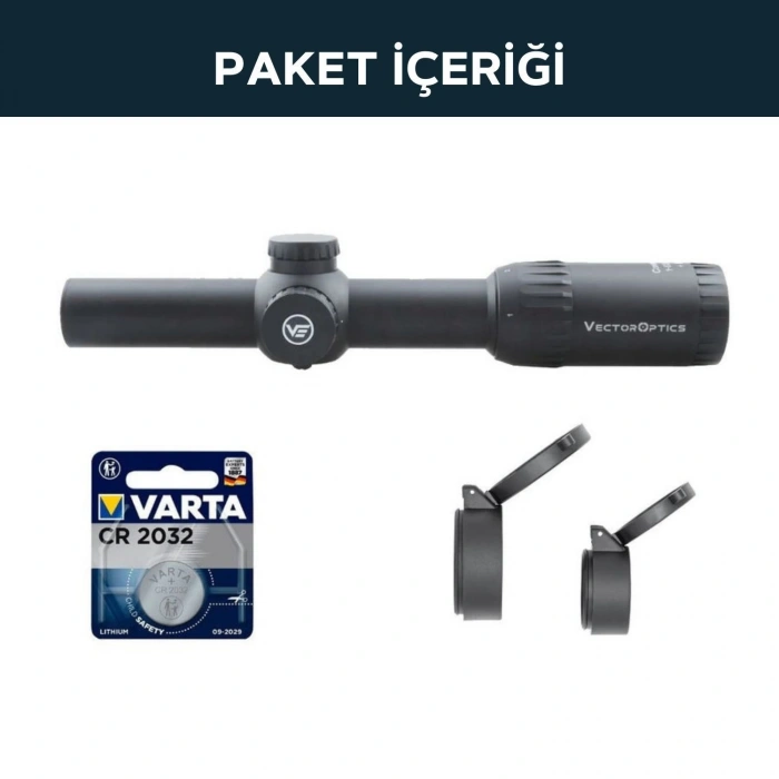 CONSTANTINE 1-8X24 FFP Rifle Scope