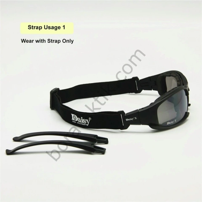 Daisy X7 Polarize Değişebilir Taktik Papatya Gözlük