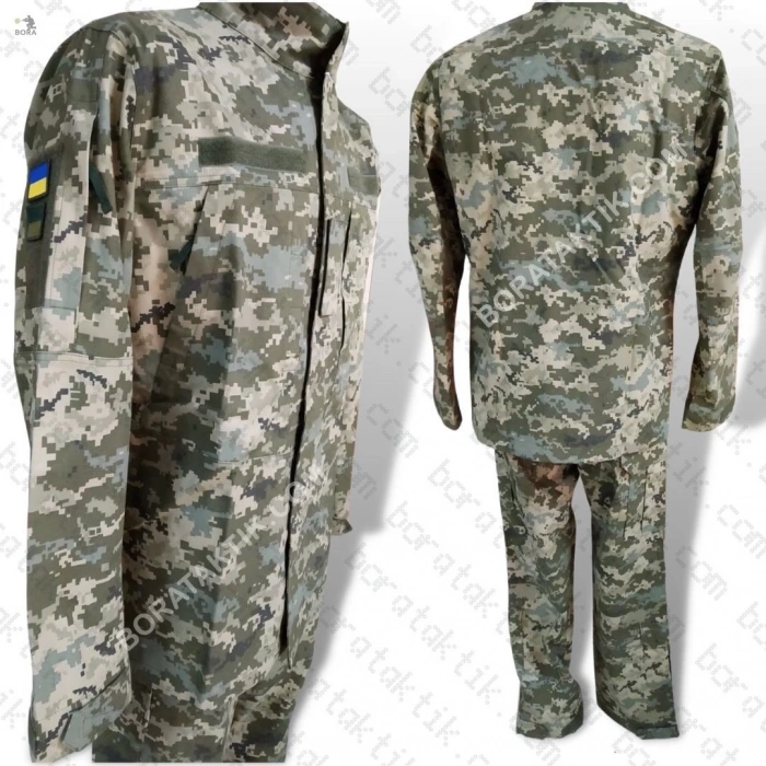 Dijital Kamuflaj Ukrayna Askeri Uniforma