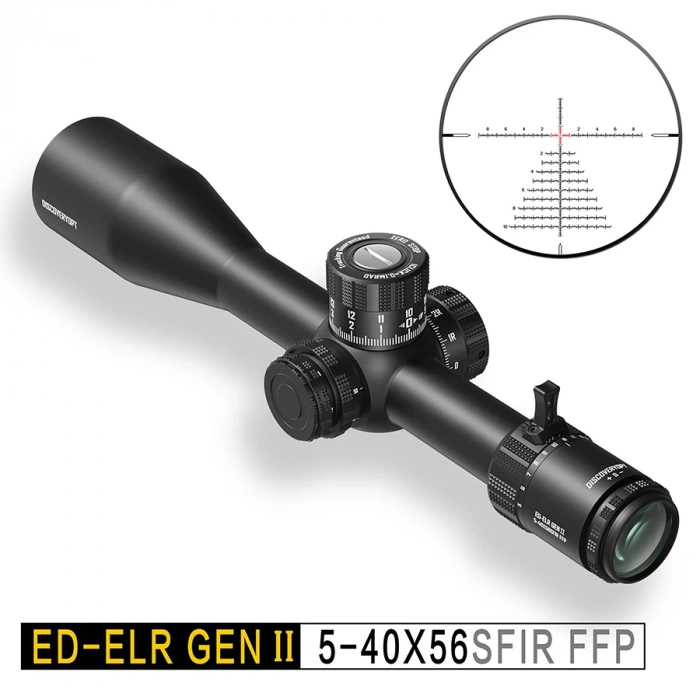 Discovery ED GENII 5-40X56 FFP Tüfek Dürbünü Darbeye Dayanıklı 34 Tüp