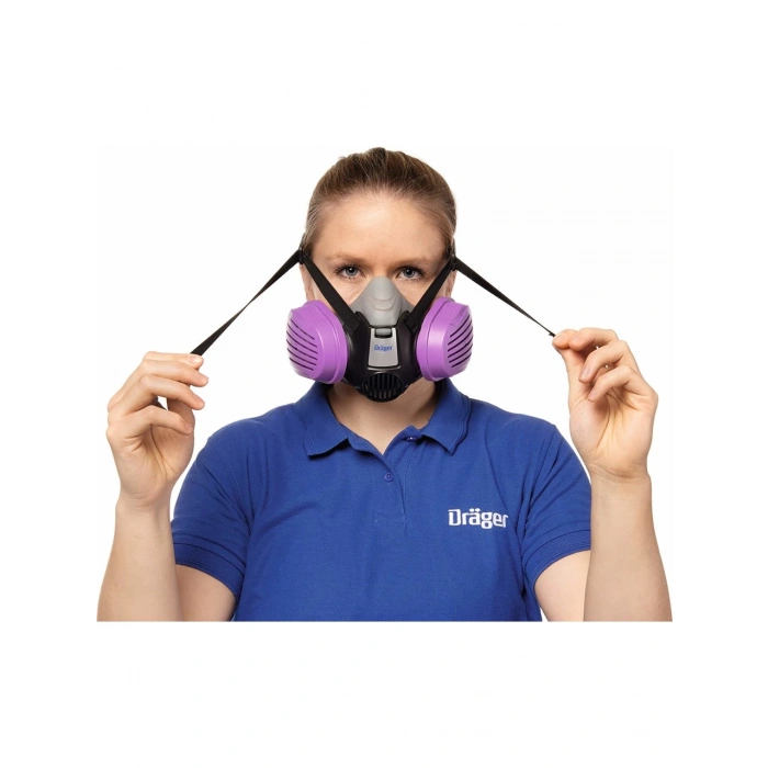 Drager X-Plore 3300 Yarım Yüz Gaz Maskesi + 2 Adet A1B1E1K1