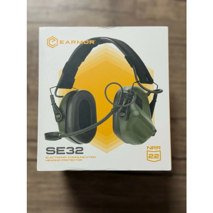 Earmor SE32 (M32 MOD5 VERSİYONUDUR) MIKROFONLU Aktif Koruma Atış Kulaklığı