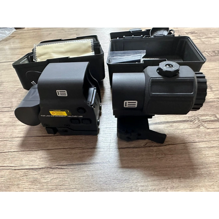 Eotech 558 Beyaz Camlı Reddot ve G43 4x Magnifier Holografig Nişangah -ATEŞLİ SİLAH İÇİN OLAN MODELİ 1200G