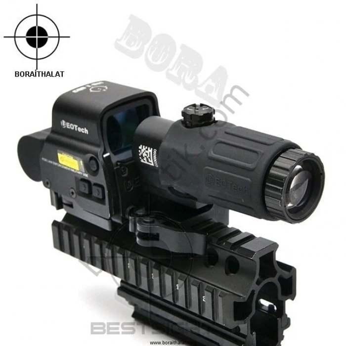 Replika EOTech G33 STS 3X Yakınlaştırıcı - Yana Katlanır Ayaklı -Siyah ve Çöl Rengi Magnifier Atışa Dayanıklı ASKERİ ÜRÜN