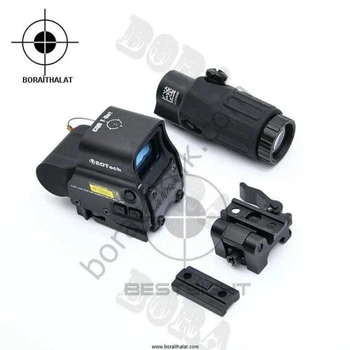 Replika EOTech G33 STS 3X Yakınlaştırıcı - Yana Katlanır Ayaklı -Siyah ve Çöl Rengi Magnifier Atışa Dayanıklı ASKERİ ÜRÜN