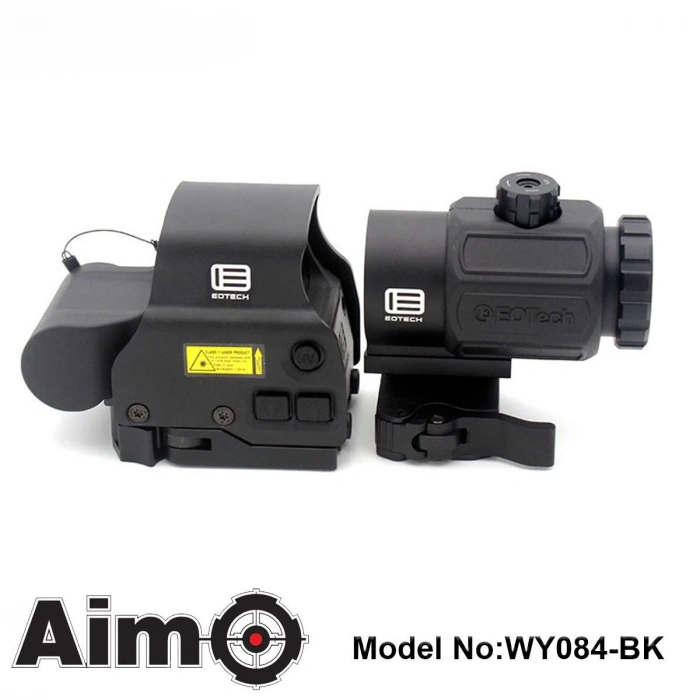 Eotech Markingli 558 Beyaz Camlı Reddot ve G43 4x Magnifier Airsoft Holografig Nişangah