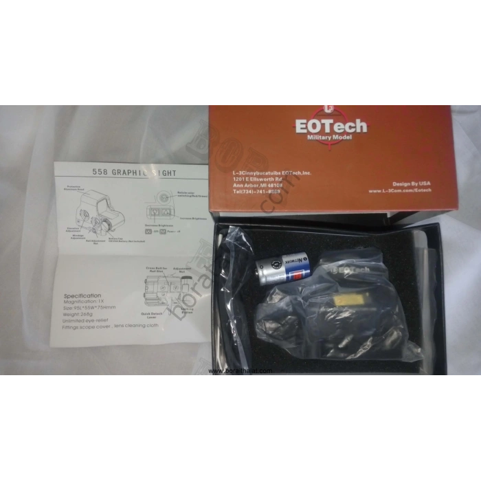 SPİKE 558 xps2 MODEL (siyah camlı) Hedef İşaretleyici Reddot Nişangah Canas