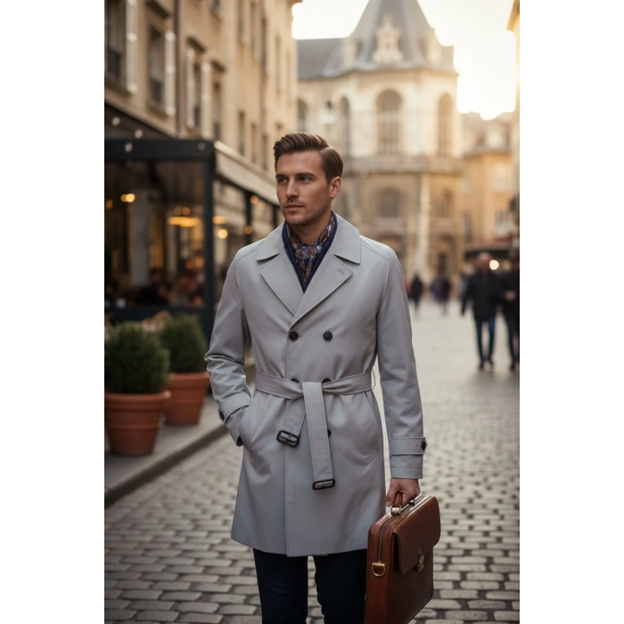 Erkek Kurşun Geçirmez 3a Seviye Trençkot