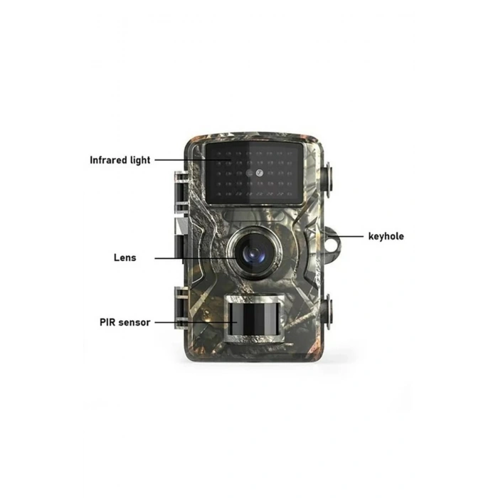 Fotokapan Kamera 16mp Full Hd 1080p Gece Görüşlü 2 Inç Lcd Ekran Su Geçirmez