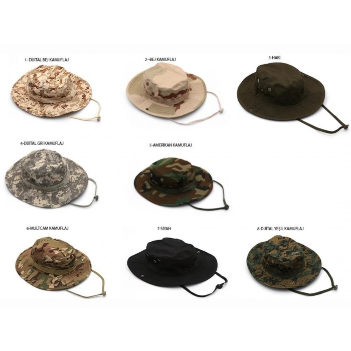 FÖTR ŞAPKA İTHAL,YUVARLAK,Safari Şapkası Ve Balıkçı Şapkası,AVCI ŞAPKASI