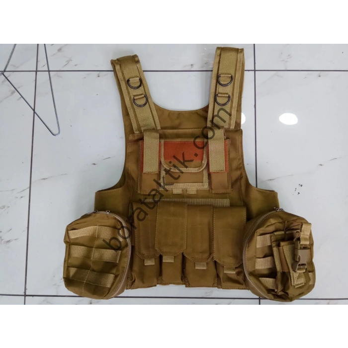 G3 HK AK 47 M16 M4 Askeri Hücum Yeleği 4lü (Plakalıklı) YERLİ