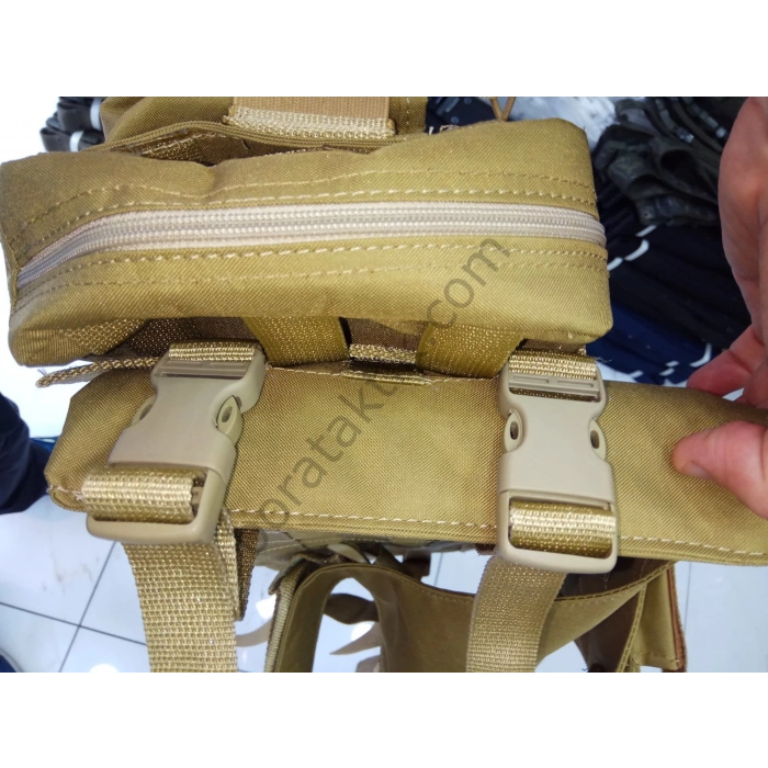 G3 HK AK 47 M16 M4 Askeri Hücum Yeleği 4lü (Plakalıklı) YERLİ