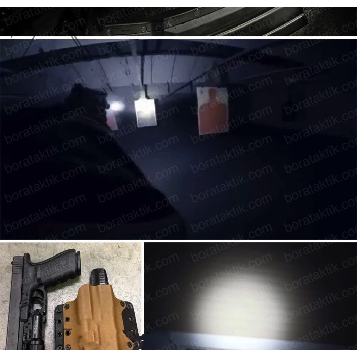 Surefire X300 METAL TAKTİK TABANCA TÜFEK FENERİ 500 LÜMEN