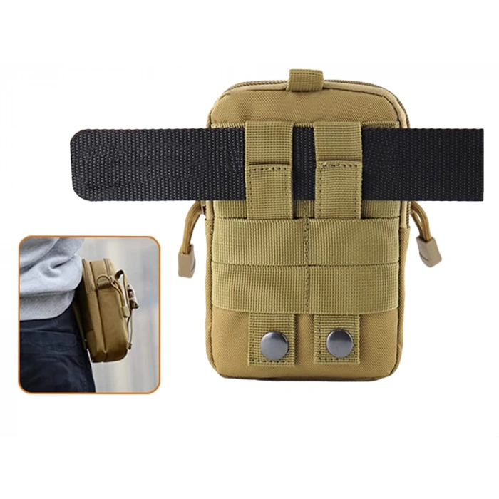 Göğüs CEBİ Fermuarlı ,Göğüs Çantası Fermuarlı, Molle Bag,Military tactical molle belt pouch