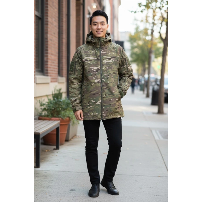 Goratex Soğuk İklim Multicam Parka Mont