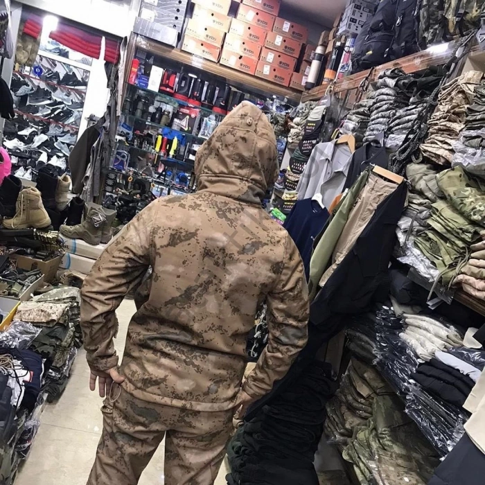 Goratex Soğuk İklim Softshell Mont Pantolon Jandarma Kamuflaj Special Marka