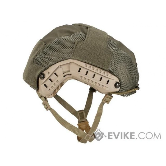 Haki Ballistic Headgear Helmet Earless Helmet Cover Fast Helmet Cover