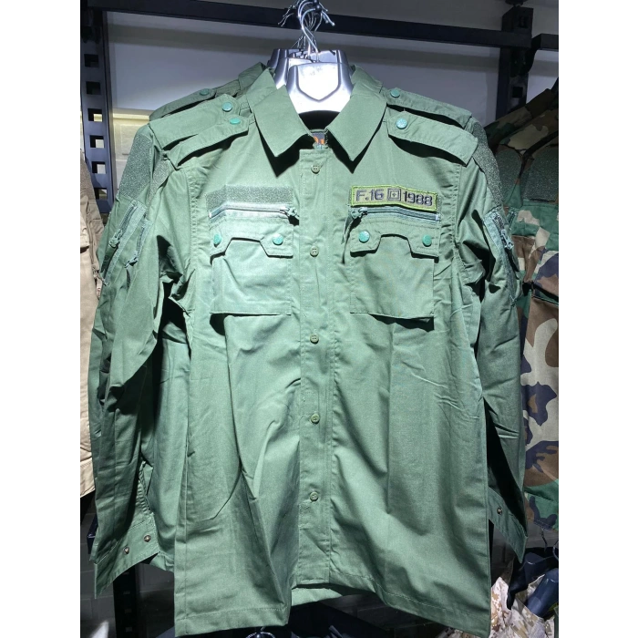 HAKİ TAKTİK OPERASYON GÖMLEK PANTOLON SET Takım F16