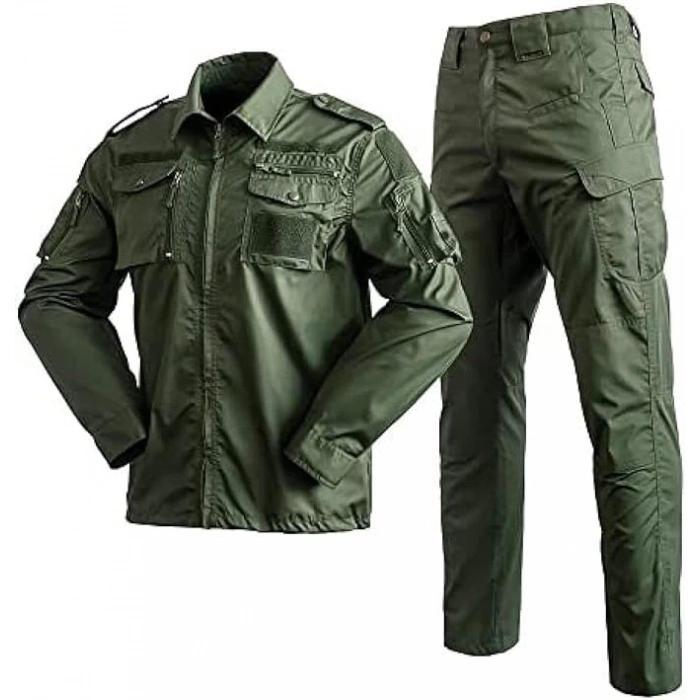 HAKİ TAKTİK OPERASYON GÖMLEK PANTOLON SET Takım F16