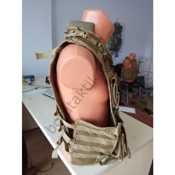 HK G3 Hücum Yeleği Fileli 4lü  (Plakalıklı)