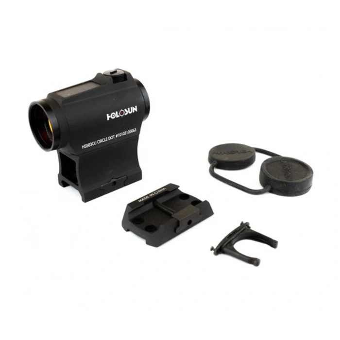 Holosun HS503CU Solar Multi-Reticle Red Dot (2 MOA & 65 MOA Circle)