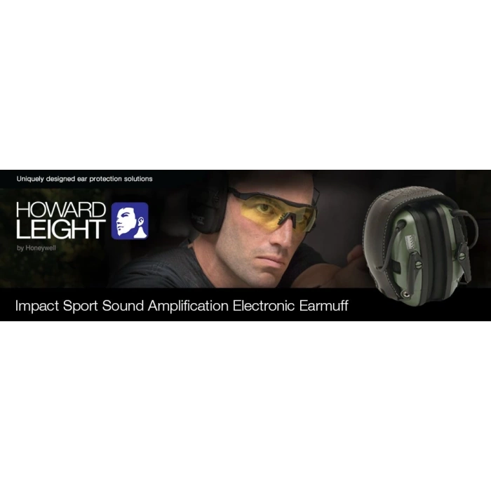 Howard Leight by Honeywell Impact Sport Sound ORJİNAL (Kask için Elektronik Atış Kulaklığı),İmpact Elektronik Atış Kulaklığı, Gürültü Kulaklığı