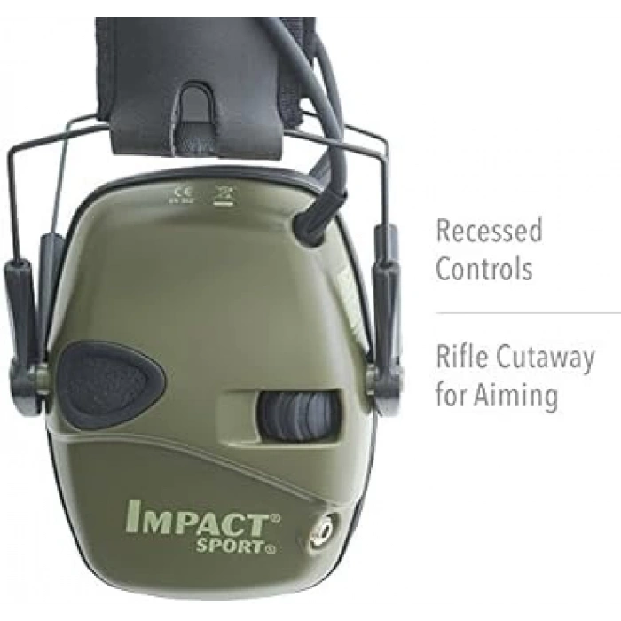 Howard Leight by Honeywell Impact Sport Sound ORJİNAL (Kask için Elektronik Atış Kulaklığı),İmpact Elektronik Atış Kulaklığı, Gürültü Kulaklığı