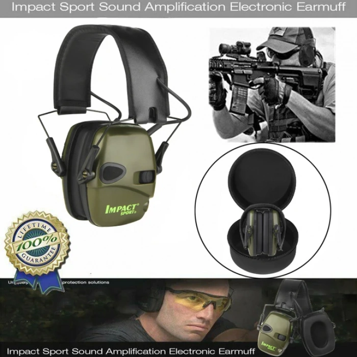 Howard Leight by Honeywell Impact Sport Sound ORJİNAL (Kask için Elektronik Atış Kulaklığı),İmpact Elektronik Atış Kulaklığı, Gürültü Kulaklığı