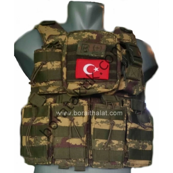 Hücum Yeleği Hk33 G3 Göbek Üstü 5,56 -7,62 (Plakalıklı)