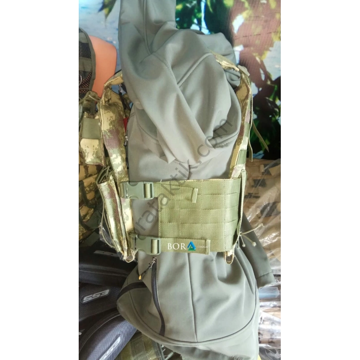 Hücum Yeleği HK33 G3 Göbek Üstü 5,56 -7,62   (Plakalıklı)